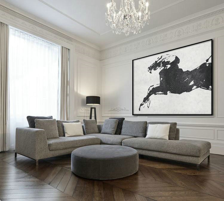 Canvas Painting Wall Decor,Oversized Horizontal Minimal Art On Canvas - Large Wall Canvas Paintings